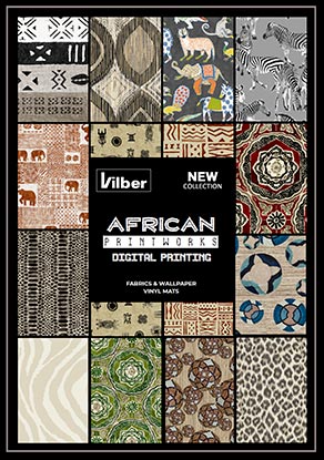 African Fabrics & Wallpapers Vinyl Mate