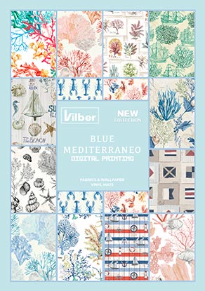 Blue Mediterráneo Fabrics & Wallpapers Vinyl Mats