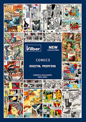 Comics Fabrics & Wallpapers Vinyl Mats