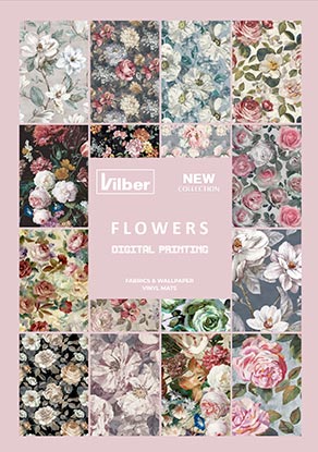 Flowers Fabrics & Wallpapers Vinyl Mats