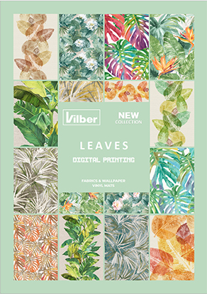 Leaves fabrics & wallpapers vinyl mats